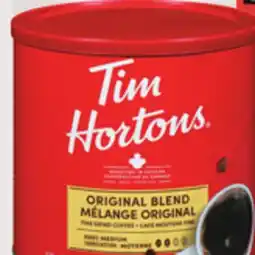 IGA TIM HORTONS COFFEE offer