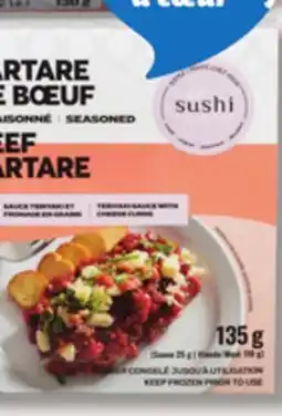 IGA SUSHI À LA MAISON FROZEN SCALLOP CEVICHE, CUBES FOR TARTARE offer