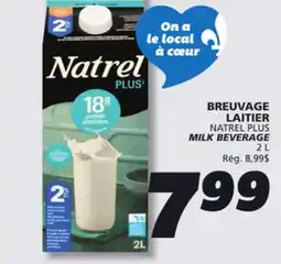 IGA NATREL PLUS MILK BEVERAGE offer