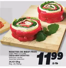 IGA FRESH BEEF ROSETTES offer