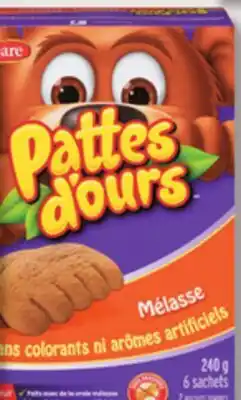 IGA DARE PATTES D'OURS COOKIES offer