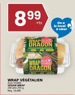 Rachelle-Bery Grocery AUX VIVRES VEGAN WRAP offer
