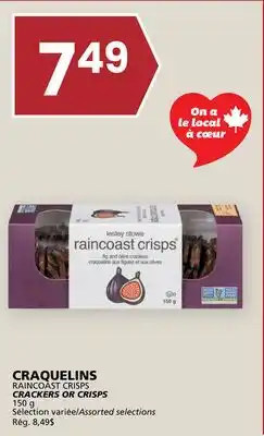 Rachelle-Bery Grocery RAINCOAST CRISPS CRACKERS OR CRISPS offer