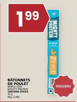 Rachelle-Bery Grocery MAPLE LEAF MIGHTY PROTEIN CHICKEN STICKS offer