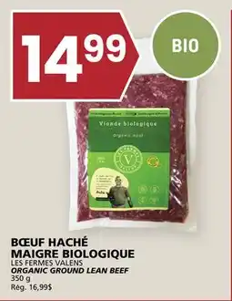 Rachelle-Bery Grocery LES FERMES VALENS ORGANIC GROUND LEAN BEEF offer