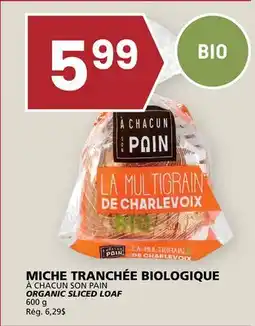 Rachelle-Bery Grocery À CHACUN SON PAIN ORGANIC SLICED LOAF offer