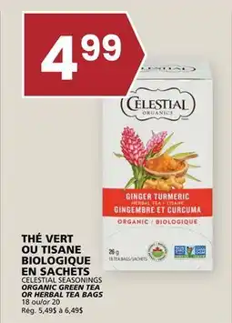 Rachelle-Bery Grocery CELESTIAL SEASONINGS ORGANIC GREEN TEA OR HERBAL TEA BAGS offer