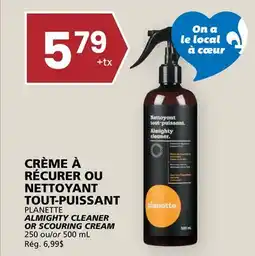 Rachelle-Bery Grocery PLANETTE ALMIGHTY CLEANER OR SCOURING CREAM offer