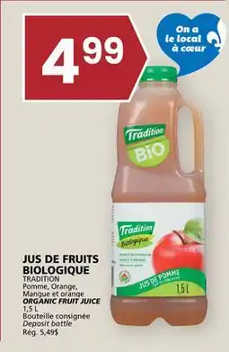 Rachelle-Bery Grocery TRADITION ORGANIC FRUIT JUICE offer