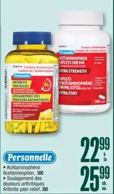 Jean Coutu Personnelle Acetaminophen offer