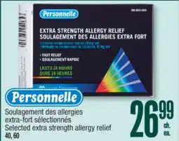 Jean Coutu Personnelle Selected extra strength allergy relief offer