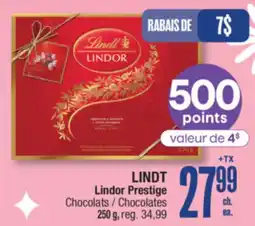 Jean Coutu LINDT Lindor Prestige Chocolates offer