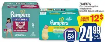 Jean Coutu PAMPERS Selected diapers and wipes offer