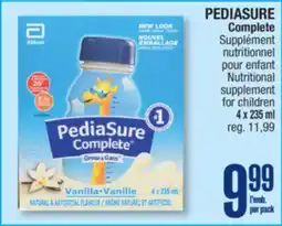 Jean Coutu PEDIASURE Complete supplement for children offer