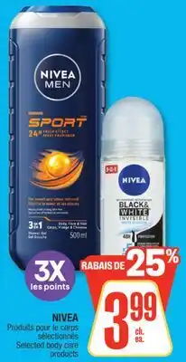 Jean Coutu NIVEA Selected body care products offer