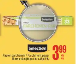 Jean Coutu Selection Parchment paper offer