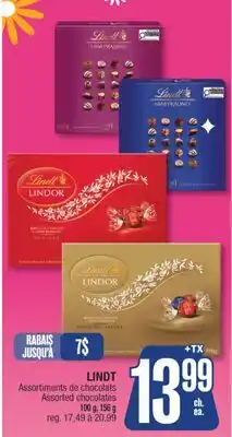 Jean Coutu LINDT Assorted chocolates offer