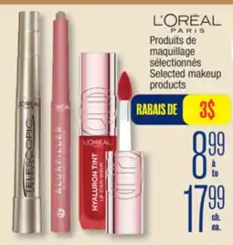Jean Coutu L'ORÉAL PARIS Selected makeup products offer