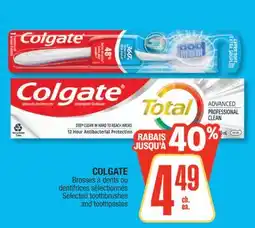 Jean Coutu COLGATE Selected toothbrushes and toothpastes offer