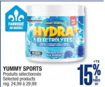 Jean Coutu YUMMY SPORTS Selected products offer