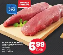 Marché Bonichoix FRESH PORK TENDERLOINS offer