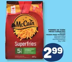 Marché Bonichoix McCAIN FROZEN FRIED POTATOES offer