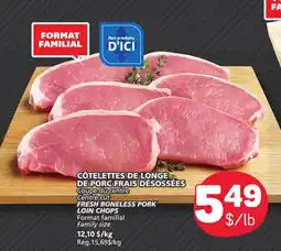 Marché Bonichoix FRESH BONELESS PORK LOIN CHOPS offer