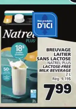 Marché Bonichoix NATREL PLUS LACTOSE-FREE MILK BEVERAGE offer