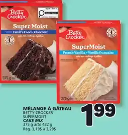 Marché Bonichoix BETTY CROCKER SUPERMOIST CAKE MIX offer