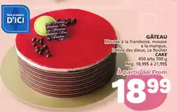 Marché Bonichoix Le Rocher CAKE offer