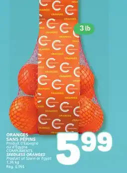 Marché Bonichoix COMPLIMENTS SEEDLESS ORANGES offer