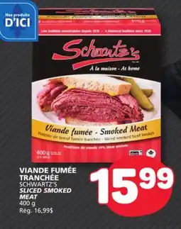 Marché Bonichoix SCHWARTZ'S SLICED SMOKED MEAT offer