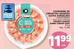 Marché Bonichoix COMPLIMENTS FROZEN COOKED JUMBO SHRIMP RING offer