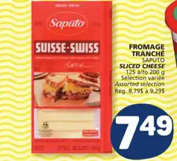 Marché Bonichoix SAPUTO SLICED CHEESE offer