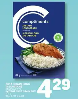 Marché Bonichoix COMPLIMENTS INSTANT LONG GRAIN RICE offer