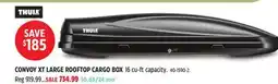 Canadian Tire Thule CONVOY XT LARGE ROOFTOP CARGO BOX offer