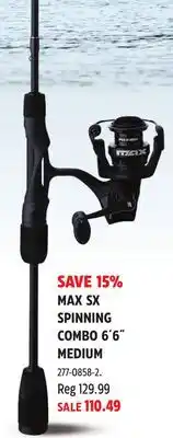 Canadian Tire MAX SX SPINNING COMBO 6´6˝ MEDIUM offer