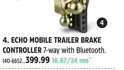 Canadian Tire ECHO MOBILE TRAILER BRAKE CONTROLLER offer