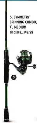 Canadian Tire SYMMETRY SPINNING COMBO, 7´, MEDIUM offer