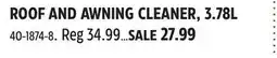 Canadian Tire SIMONIZ ROOF AND AWNING CLEANER offer