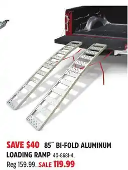 Canadian Tire PRIME 1 85˝ BI-FOLD ALUMINUM LOADING RAMP offer