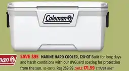 Canadian Tire MARINE HARD COOLER, 120-QT offer