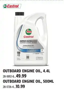 Canadian Tire CASTROL OUTBOARD ENGINE OIL offer