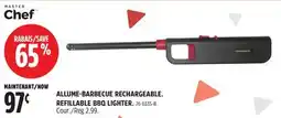 Canadian Tire ALLUME-BARBECUE RECHARGEABLE MASTER CHEF offer