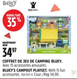 Canadian Tire COFFRET DE JEU DE CAMPING BLUEY BLUEY offer