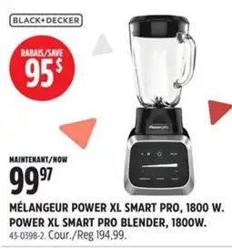 Canadian Tire BLACK + DECKER MÉLANGEUR POWER XL SMART PRO, 1800W offer