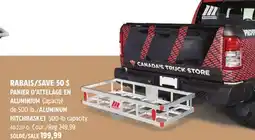 Canadian Tire MOTOMASTER ALUMINUM HITCHBASKET offer