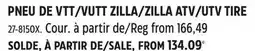 Canadian Tire ZILLA ATV/UTV TIRE offer
