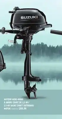 Canadian Tire SUZUKI 2.5 HP SHORT SHAFT OUTBOARD MOTOR offer