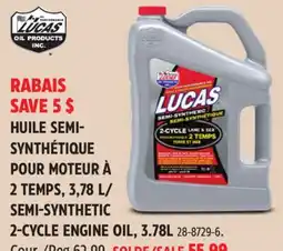 Canadian Tire SEMI-SYNTHETIC 2-CYCLE ENGINE OIL offer